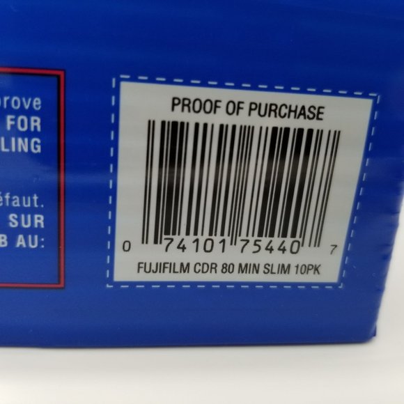 Fujifilm Recordable CD-R 80 Min 700mb Slim Compact Disc Pack of 10 NEW - Picture 5 of 7